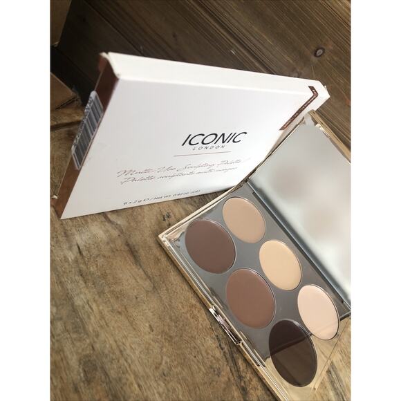 ICONIC LONDON Contour, Conceal + Highlight Multi Use Sculpting Palette 6 x 2g - Picture 3 of 5